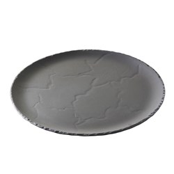 Basalt Slate Plate Round 285mm 