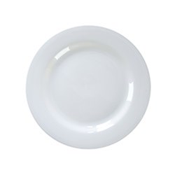 Echelon Wide Rim Plate White 165mm