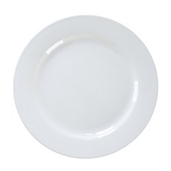 Echelon Wide Rim Plate White 270mm