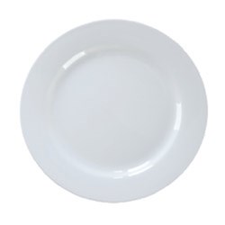 Echelon Wide Rim Plate White 305mm