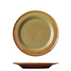 Cottage Round Plate Cinnamon 210mm Luzerne