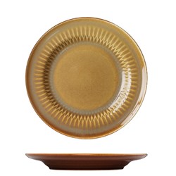 Cottage Round Plate Cinnamon 230mm Luzerne