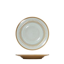 Cottage Round Rim Plate Almond 170mm Luzerne