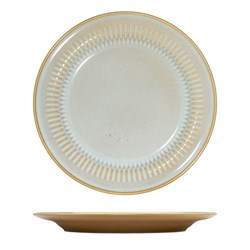 Cottage Round Rim Plate Almond 270mm Luzerne