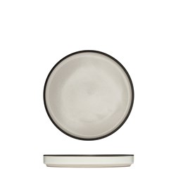 Mod Round Plate Dusted White 160mm Luzerne