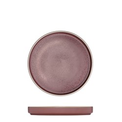 Mod Round Plate Smokey Plum 160mm Luzerne