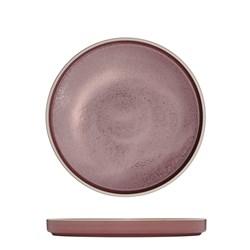 Mod Round Plate Smokey Plum 200mm Luzerne
