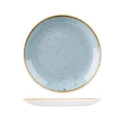 Stonecast Coupe Plate Duck Egg 260mm Churchill