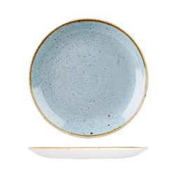Stonecast Coupe Plate Duck Egg 288mm Churchill