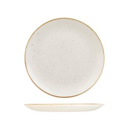 Stonecast Coupe Plate White 260mm Churchill