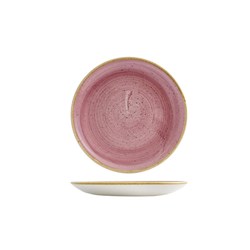Stonecast Coupe Plate Pink 165mm Churchill