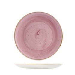 Stonecast Coupe Plate Pink 260mm Churchill