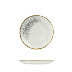Stonecast Coupe Plate  Grey  165mm Churchill