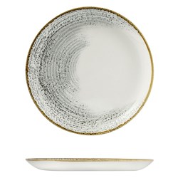 Stonecast Coupe Plate  Grey  288mm Churchill