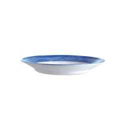 Opal Brush Soup Plate Blue Jean 225mm  