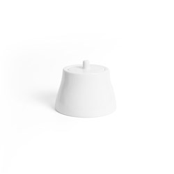 Serenity Sugar Pot with Lid White 250ml Ariane