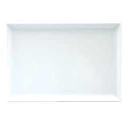 Melamine Platter White Rectangle 300mm 