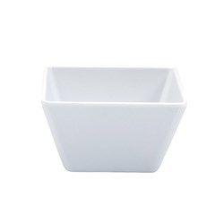 Melamine Bowl Square White 89mm 