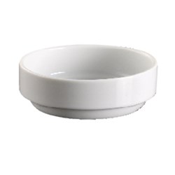 BASICS DISH 70X20MM WHT STACK (12/144)