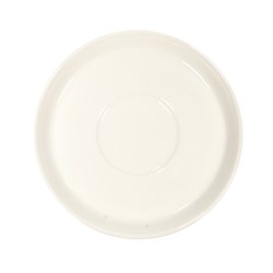 CAFE ESPRESSO SAUCER WHT 118MM (6/96)