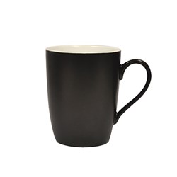 CAFE MUG BLK 320ML (6/36)