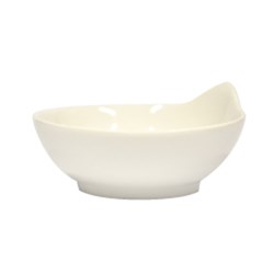 BASICS DIP DISH WHT 96MM (10/100)