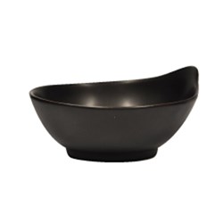 BASICS DIP DISH MATTE BLK 96MM (10/100)