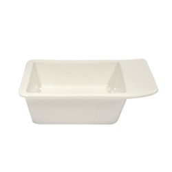 Essentials Edge Square Dish White 150x150x44mm