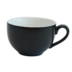 CAFE CAPPUCCINO CUP BLK 240ML (6/36)