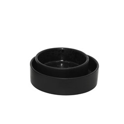 ELEMENT TAPAS DISH 85MM 90ML ONYX (6/96)