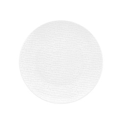 Ripple Coupe Plate White 220mm Ariane