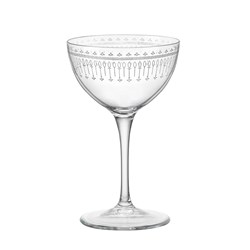 Art Deco Martini Glass 230ml Bormioli Rocco