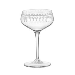 Art Deco Cocktail Coupe Glass 250ml Bormioli Rocco