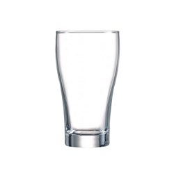 Conical Beer Glass 425ml Certified Nucleated