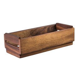 Moda Brooklyn Acacia Wood Display Crate Small