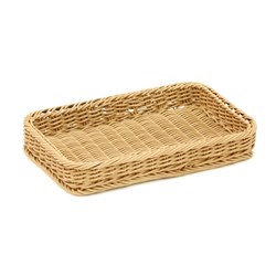 WOVEN BASKET RECT TRAY 350X230X50MM (2)