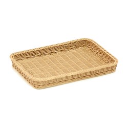 WOVEN BASKET RECT TRAY 400X300X50MM (2)