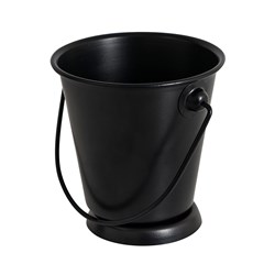 Soho Mini Round Pail Black 90mm  