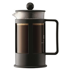 KENYA COFFEE PLUNGER 3 CUP 350ML BLK (6)