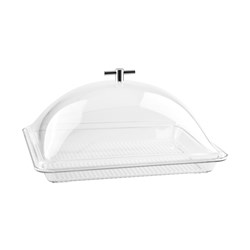 Display Rectangle Cover Dome 260mm Alkan Zicco