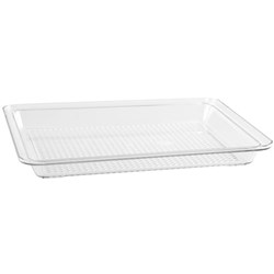 Display Rectangle Tray Clear 325mm