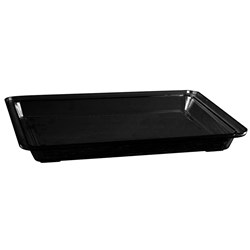 Display Rectangle Tray Black 325mm