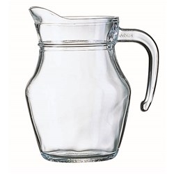 Curved Glass Jug