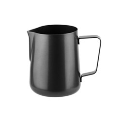 Milk Frothing Jug Matte Black Stainless Steel 600ml