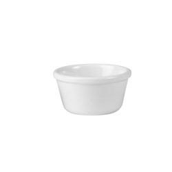 Melamine Ramekin Smooth White 120ml  