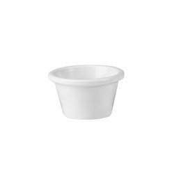 Melamine Ramekin Smooth White 90ml  