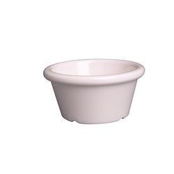 Melamine Ramekin Smooth White 60ml