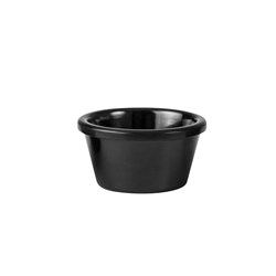 Melamine Ramekin Smooth Black 45ml  