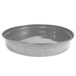 Aluminium Round Bar Tray Silver 330mm