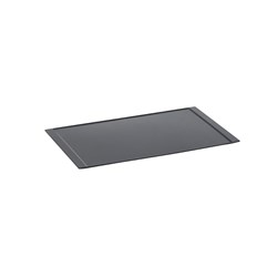 TRAY AMENITY BLK MELAMINE 300X180MM (3/6)